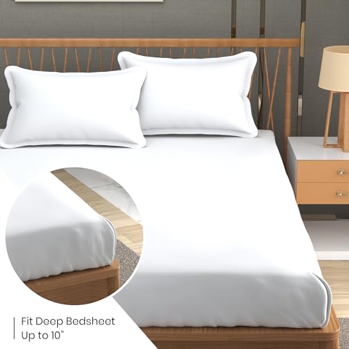 Drap de lit en microfibre pour des nuits fraîches et blanches dans votre chambre