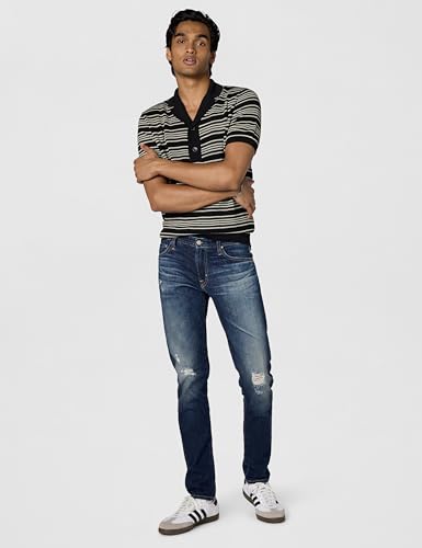 Image of AG Adriano Goldschmied Mens Tellis Modern Slim Jeans, 9 Years Solar Ray Destructed, 41 US
