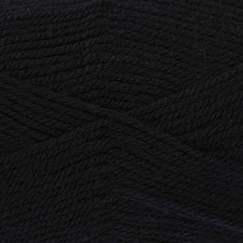 King Cole Dollymix DK Yarn | 25g Ball | Premium Acrylic Double Knitting Wool for Toy Making Amigurumi and Colourful Crafts (48 Black)