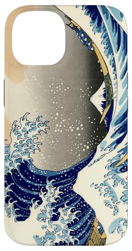 神奈川沖浪裏 葛飾 北斎 浮世絵 木版画 ヴィンテージ 日本美術 スマホケース iPhone 14 用