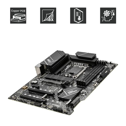MSI PRO Z790-P WIFI Scheda madre ATX - Supporta processori Intel di 14a, 13a e 12a generazione, LGA 1700 DrMOS 55A, DDR5 Memory Boost 7000+MHz/OC, PCIe 5.0 e 4.0 x16, 4 x M.2 Gen4, Wi-Fi 6E, 2.5G LAN - Scheda madre - Immagine 3