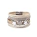 Produktbild NovaLuna  Wickelarmband 'Triple Star' mit Strass, DREI Stern Amuletten und Magnet-Verschluss - Damen Armband Accessoire Glitzer Steine Schmuck Armschmuck in Labrador Gold