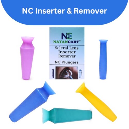 Image of Scleral Contact Lens Insertor & Remover, NC Plungers for RGP Hard & Scleral Lenses, ETO sterilised, Soft Silicon Rubber