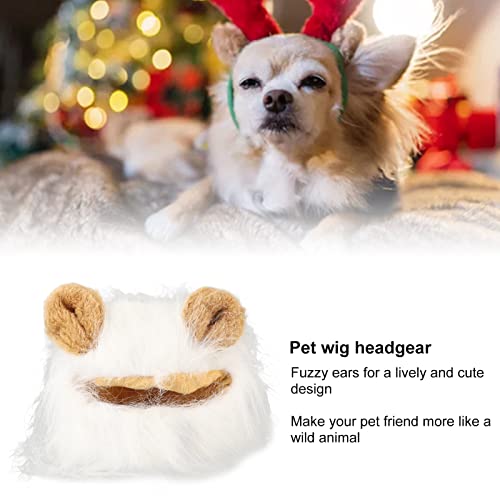 Peruca Juba de Leão, Design Fofo e Autêntico, Durável e Lavável, Com Orelhas, Trajes de Halloween pa