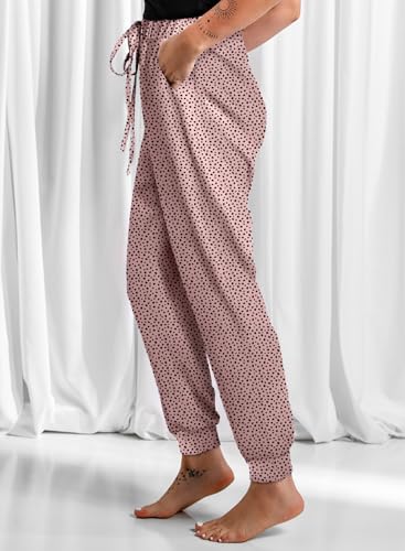 Image of Dokotoo Womens 2026 Soft Casual Drawstring Tie Elastic Waist Loose Jogger Pants with Pockets