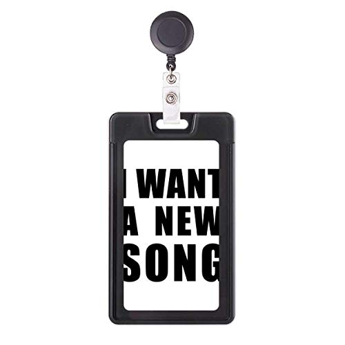 Funda retráctil para tarjetas I Want A New Song multiusos