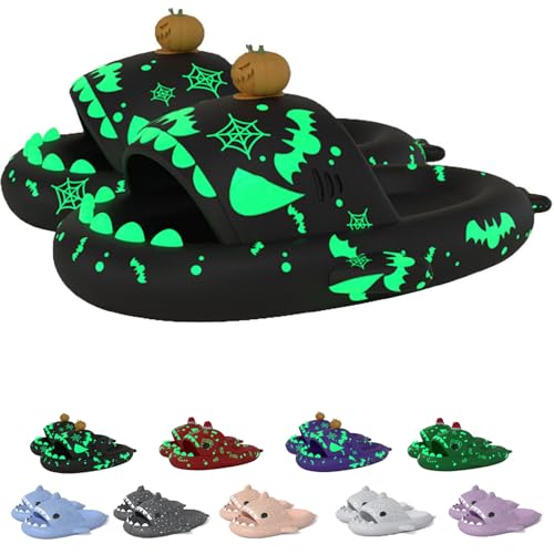 Jfxgjuv Sharklas Originales, Sharklas Polares, Sharky Chanclas Originales, Cloud Shark Slides Non-Slip Open Toe Sandals