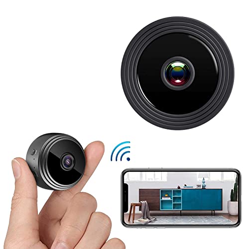 [2022 Upgraded] 1080P HD WiFi Mini Security Camera,Nanny Cam, Indoor Outdoor Camera with Video Motion Detection Remote Viewing for Security with Phone APP