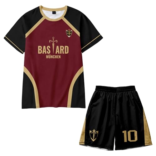 Blue Lock Yoichi Isaigi 2 Piece Jersey Anime Figures Soccer Tshirt Shorts Merch Youth Unisex2