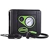 Slime 40060 Tire Inflator, Compact, Portable Car Air Compressor, Analog, Quick Connect Air Hose, Flat Tire Puncture Repair, 12V, 10 min inflation