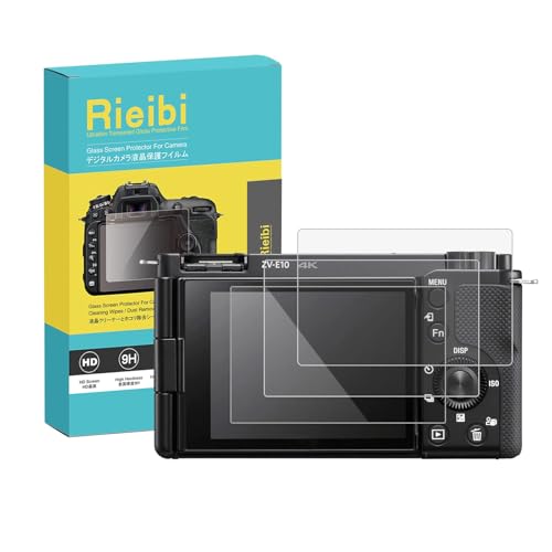 Rieibi SONY �i3���Z�b�g�jZV1/ZVE10/ZV-1F �t���ی�t�B�����AZV-E10�ی�t�B���� �\�j�[ ZVE10��p�t���v���e�N�^�[ ZV-1F�ی�t�B���� ZV-1�����K���X�t�B���� ����0.25MM �����^�C�v �����K���X �\�ʍd�x