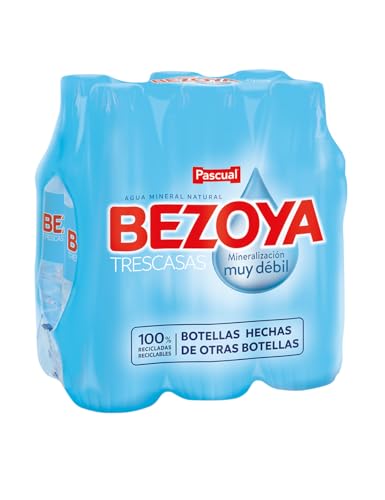 Bezoya – Agua mineral. Agua de mineralización muy débil – Pack de 6 x 50 cl