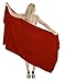 Produktbild LA LEELA Christmas Kostüme Weihnachtsmann Geschenke Urlaubs Party Badebekleidung Sarong Wickeln Bademode Badeanzug Badeanzug verschleiern Pareo Rock Rot_V485 eine Größe: Länge: 78" Breite: 39"