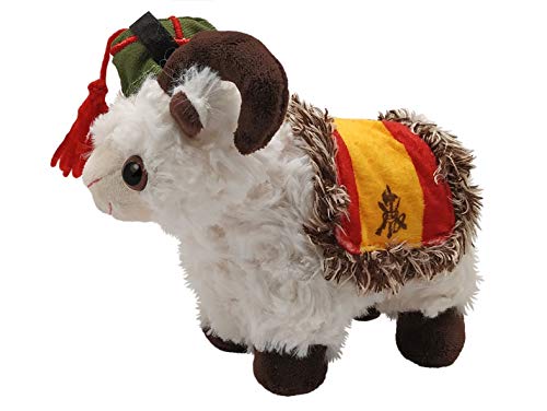 Tacro Peluche Legión Cabra de La Legión Española Ejercito Militar Suave Certificado 17cm