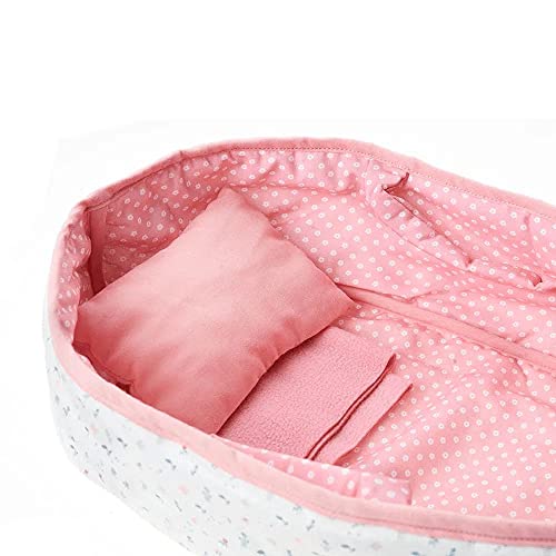 Berço Moises Para Boneca Metoo com Manta e Travesseiro, Metoo, Rosa