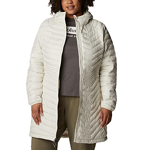 Image of Columbia Women Solid Powder Lite Mid Jacket Hoodie