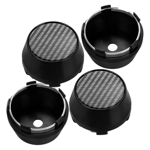 Cache-moyeu haut de gamme enjoliveur de roue 4 pièces design unique aluminium et abs