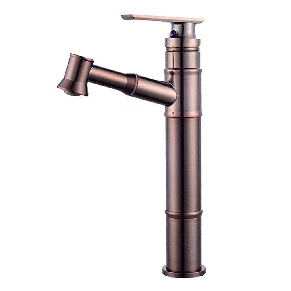 Mitigeur de bain rétro extractible avec douchette cascade et bec télescopique