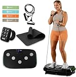 LifePro Appareil d'exercice à Plateforme vibrante 3D – Double Moteur, Plate-Forme de Vibration rectiligne + Mouvement 3D, Machine vibrante pour Le Fitness, la Perte de Graisse et de Poids,