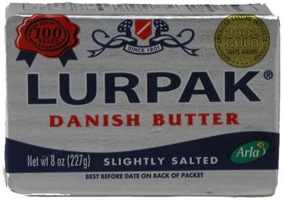 Danish Lurpak Butter - Slightly Salted (8 ounce)