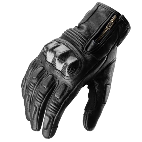ROCKBROS Motorcycle Gloves Goatskin Bicycle Gloves...