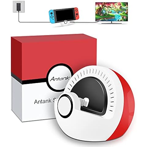 Antank Switch TV Dock Station for Nintendo Switch and Switch OLED, Portable Switch Docking Station 4K HDMI Adapter/2 USB 3.0 Port/Type C Port, Replacement Charging Dock for Official Nintendo Switch Cover