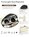 Pritent Fanny Packs for Women Cross Body Bag Waterproof Belt Bag with Adjustable Strap and Zipper Back Pocket Small Crossbody Bags Fashion Waist Packs for Workout Travelling(Ivory)