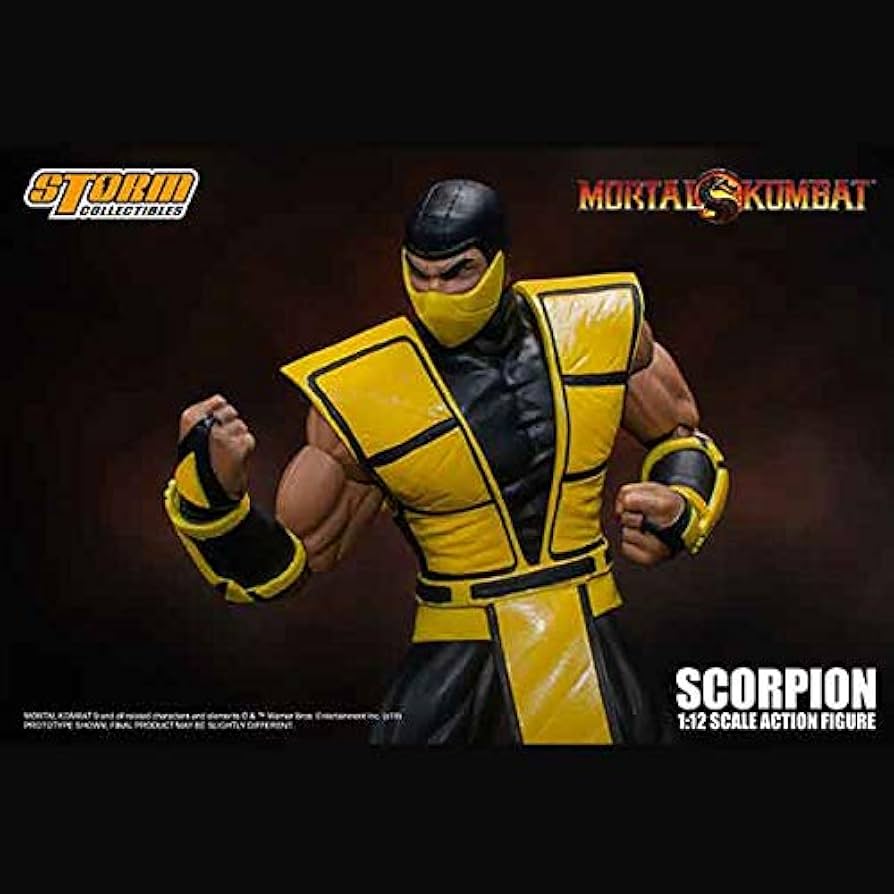 Amazon.com: Storm Collectibles 1/12 Scorpion Mortal Kombat 3