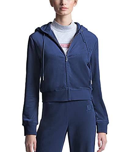 Juicy Couture Classic Juicy Hoodie Regal Blue PT/XS (US 0)