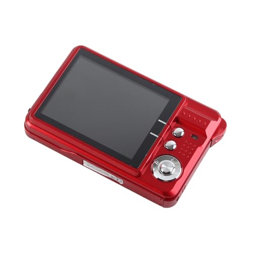 JTLB Digital Camera, 8X Zoom Card Digital Camera 5 MP 2.7in LCD Display Maximum Support 32GB Memory Card Builtin Microphone for Teens Kids Boys Girls (Red)