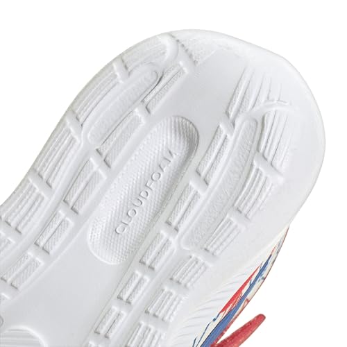 adidas Uniseks - niemowlęta RUNFALCON 5 DINO SHOES INFANTS, off white/bright royal/semi lucid red, 21 EU