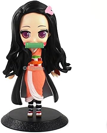 Trunkin Demon Slayer Nezuko Kamado Action Figure Kimetsu No Yaiba Multicolor PVC Height - 15CM Figurine to be Assembled (No Box)
