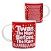 Gone For a RUN TWAS The Night Before The Race | Running Ceramic Mug Red and White