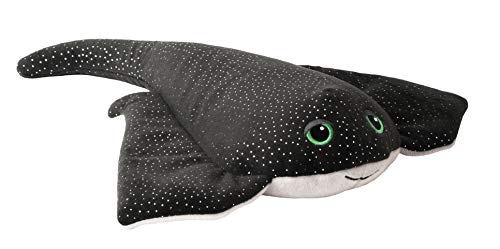 Warmies Heat Cushion/Soft Toy Manta Ray Millet Lavender Filling 35 cm 650 g, Black, 16926805 - Image 2