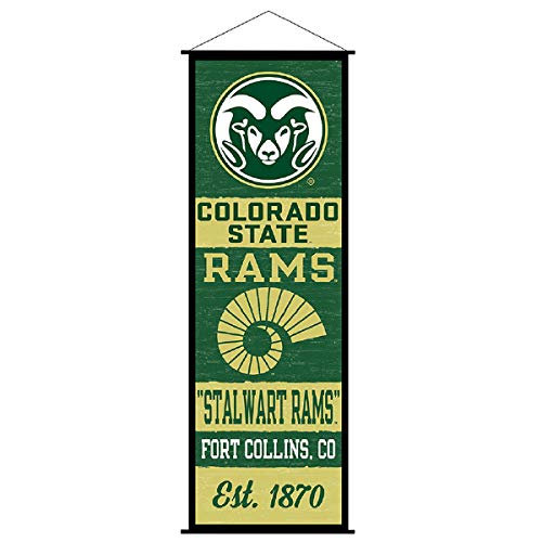 Colorado State Rams Banner and Scroll Sign