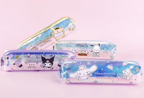 Image of Bandal & Neoul Kitty & Friends' Hologram Pencil Pouch Caddy - Officially Licensed (KuromiTheme)