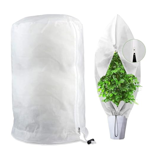 HBSFBH Funda para Plantas, 80 x 100 cm Cubre Plantas Invierno, Capucha Protectora Antiheladas, Funda...