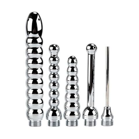 5PCS Shower Enema Kit Anal Douche Shower Head, Fleet Enema for Colon Cleanse for Women Man Urethral Cleaning Cover