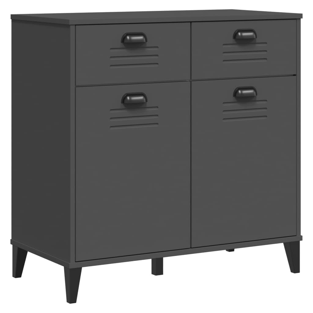 Credenza VIKEN antracite, 80 x 40 x 80 cm, in legno