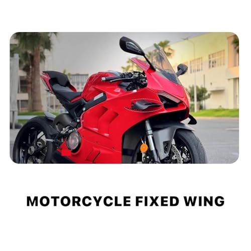 Ailerons de carénage fixe Panigale SP carbone contre l'instabilité