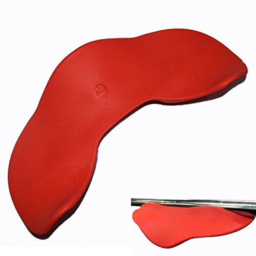 E2shop Barbell Bar Neck Shoulder Squat Bar Pad and Sponge Supports Weightlifting Squat Protective Cover Stabilizer Pad (Red)