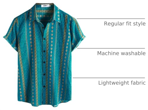 Image of VATPAVE Mens Casual Hawaiian Floral Shirts Short Sleeve Button Down Tropical Shirts Beach Summer Shirts