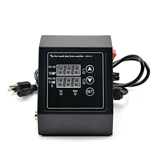 RIIAI Digital Control Box LED Controller Temperature Time for K Type 5in1 6in1 8in1 Heat Press Machine Tshirt Mug Plate Cap