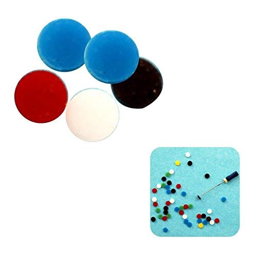 Miniatura 2 de SNAWOP Dental Endodontic Files Stop 100PCS Silicone Endo Topes para limas de conducto radicular y fresas colores surtidos