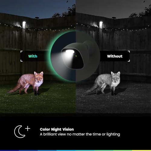 Image of Chamberlain myQ Outdoor Battery Camera | 2K Camera, Color Night Vision, Spotlight, Motion Alerts, Live View with Two-Way Talk, Wireless, Weather-Resistant, Outdoor, White