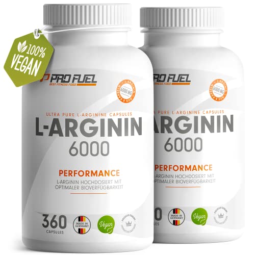 L-Arginin 720 Kapseln vegan - mit 6000 mg hochwertigem L-Arginin aus Fermentation (davon 6000 mg reines L-Arginin) je Tagesdosis - L-Arginin in Base-Form - laborgeprüft mit Zertifikat - vegan L-Arginin 720 Kapseln vegan - mit 6000 mg hochwertigem L-Arginin aus Fermentation (davon 6000 mg reines L-Arginin) je Tagesdosis - L-Arginin in Base-Form - laborgeprüft mit Zertifikat - vegan