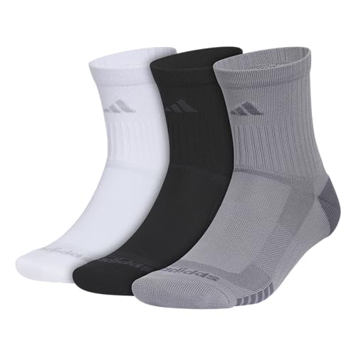 adidas Mens Tech High Quarter Socks (3 Pairs) Performance & Training