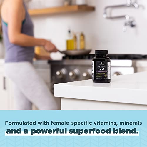 Ancient Nutrition Multivitamin for Women, Women's Once Daily Supplement, Methlyated Vitamin B, C, K2, Magnesium, Folate & Iron, Supports Bone Health, 30 Count - Image 6