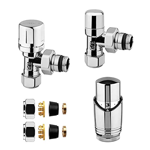 Inbagno Valvola termostatica e detentore ½ in