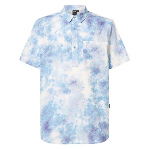 Oakley Deco Palms T-Shirt boutonné homme à manches courtes en tissu recyclé léger